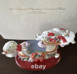 2001 LENOX Christmas Carousel Animals Collection Horse LIMITED EDITION Box & COA
