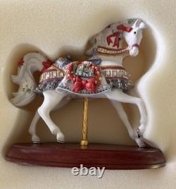 2001 LENOX Christmas Carousel Animals Collection Horse LIMITED EDITION Box & COA