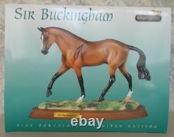 2002-2003 Breyer LE Fine Porcelain Sir Buckingham Bay Stock Horse Gelding NOS B