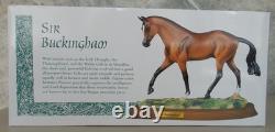 2002-2003 Breyer LE Fine Porcelain Sir Buckingham Bay Stock Horse Gelding NOS B