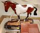 2003 Breyer Connoisseur Tenacious 90126 Le 350 Bay Pinto Coa Porcelain Wood Base