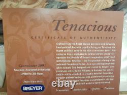 2003 Breyer Connoisseur Tenacious 90126 LE 350 Bay Pinto COA Porcelain Wood Base