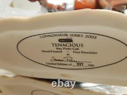 2003 Breyer Connoisseur Tenacious 90126 LE 350 Bay Pinto COA Porcelain Wood Base