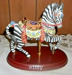 2006 Lenox Carousel Zebra Horse Excellent Condition