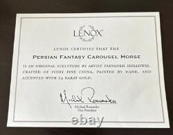 2007 LENOX PERSIAN FANTASY CAROUSEL Animals HORSE LIMITED EDITION with Box & COA