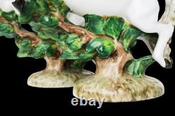 20th Century Pair of Italian Porcelain Figure Of Horses
