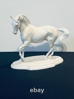 3 Porcelain Horse Figurines by Pamela Boulay in Levade Pirouette Piaffe G2U