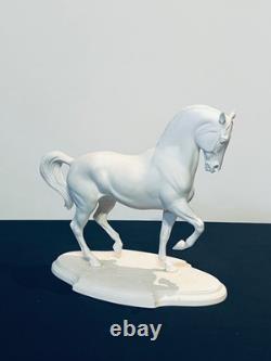 3 Porcelain Horse Figurines by Pamela Boulay in Levade Pirouette Piaffe G2U