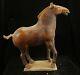 33 Cm China Tang Sancai Porcelain Horse Statue Pottery Animal Sculpture