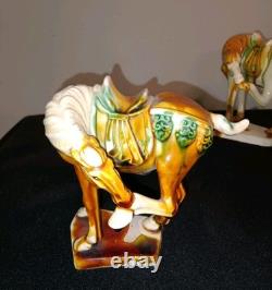 5 Tang Dynasty-Style War Horses, Specifically Featuring Sancai drip Please Read