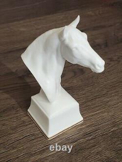 (6) ROYAL WORCESTER Porcelain HORSE HEAD FIGURINE Collection by DORIS LINDNER