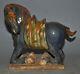 7.6 Old China Dynasty Palace Tangsancai Porcelain Fengshui Wealth Horse Statue