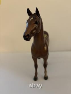 7 Inch Hagen Renaker Racehorse'Swaps' Great Condition! Sticker Intact