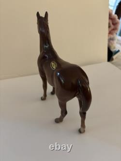 7 Inch Hagen Renaker Racehorse'Swaps' Great Condition! Sticker Intact