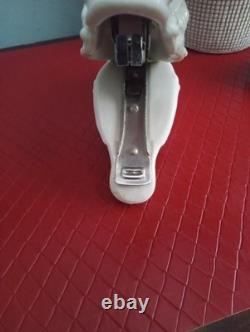 A Beautiful Vintage Porcelain Stapler White Horse Head By Chadwick Japan