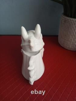 A Beautiful Vintage Porcelain Stapler White Horse Head By Chadwick Japan
