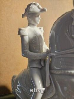 A Vienna Porcelain Horse and Rider marked 1591 made in Austria