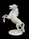 Ak Kaiser Rearing Horse Stallion White Bisque Porcelain Made In W. Germany Euc