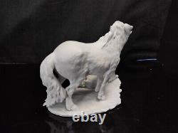 AK Kaiser Limited Edition Porcelain White Pony Group #488 Horse Mare Foal Figure