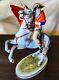 Ak Kaiser W. Germany Napoleon I On A Rearing Horse 9 Porcelain Figurine