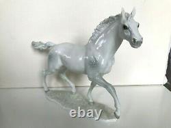 ART DECO HUTSCHENREUTHER PORZELLAN FIGUR PFERD JAZDA horse porcelain figurine