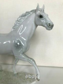 ART DECO HUTSCHENREUTHER PORZELLAN FIGUR PFERD JAZDA horse porcelain figurine
