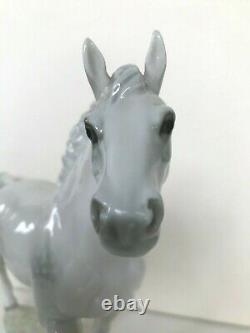 ART DECO HUTSCHENREUTHER PORZELLAN FIGUR PFERD JAZDA horse porcelain figurine