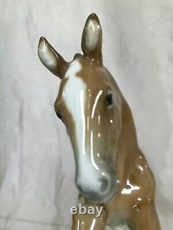 ART DECO HUTSCHENREUTHER-ROSENTHAL FOAL HORSE PORCELAIN FIGURINE by ACHTZIGER