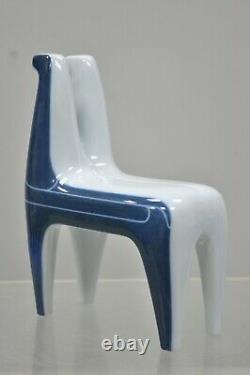 Agnethe Jorgensen for B&G Bing and Grondahl Porcelain Double Horse Statue Figure