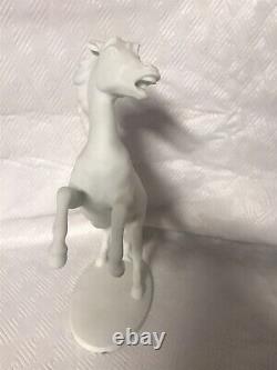 Ak Kaiser Germany White Porcelain Stallion Horse Figurine # 425 No Chips