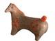 Aldo Londi Bitossi Orange Brown Horse Rare Damaged