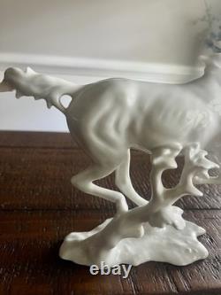 Alka Kunst Bavaria Porcelain Galloping Running Horse Figurine Bochmann 388