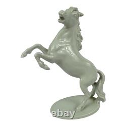 Alka Kunst Bavaria West Germany 8 Inch Porcelain Rearing Horse Figurine #424
