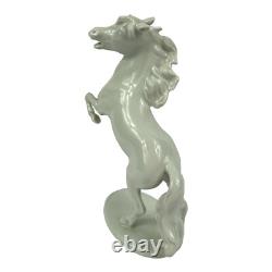 Alka Kunst Bavaria West Germany 8 Inch Porcelain Rearing Horse Figurine #424