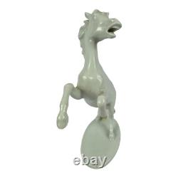 Alka Kunst Bavaria West Germany 8 Inch Porcelain Rearing Horse Figurine #424