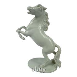 Alka Kunst Bavaria West Germany 8 Inch Porcelain Rearing Horse Figurine #424