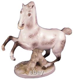 Antique 19thC Fuerstenberg Horse Porcelain Figurine Figure Porzellan Figur