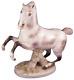 Antique 19thc Fuerstenberg Horse Porcelain Figurine Figure Porzellan Figur