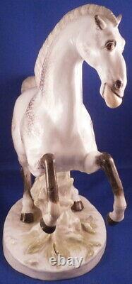 Antique 19thC Fuerstenberg Horse Porcelain Figurine Figure Porzellan Figur