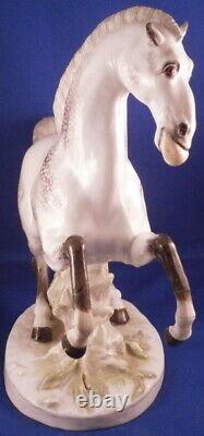 Antique 19thC Fuerstenberg Horse Porcelain Figurine Figure Porzellan Figur