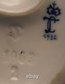 Antique 20thC Nymphenburg Porcelain Horse & Rider Figurine Figure Hunter AsIs