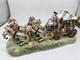 Antique Capodimonte Cinderella Carriage Horses Porcelain