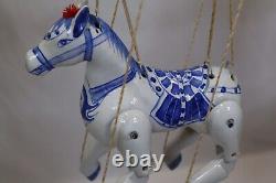 Antique Chinese Ceramic Horse Marionette/Puppet Hand Made