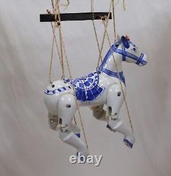 Antique Chinese Ceramic Horse Marionette/Puppet Hand Made