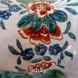 Antique French Faience Porcelain Horse Figurine polychrome paint