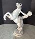 Antique German Hutschenreuther Porcelain Horse & Rider, 12 X 10