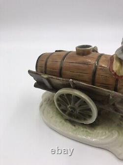 Antique German Porcelain Man and Horse 19th Century 15