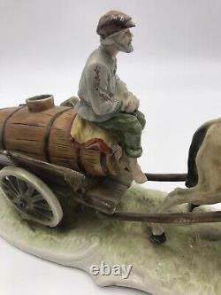 Antique German Porcelain Man and Horse 19th Century 15