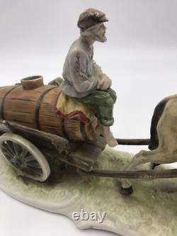 Antique German Porcelain Man and Horse 19th Century 15