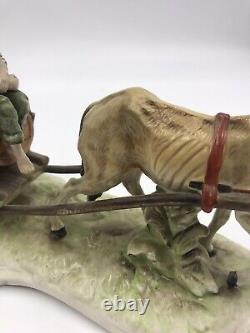 Antique German Porcelain Man and Horse 19th Century 15
